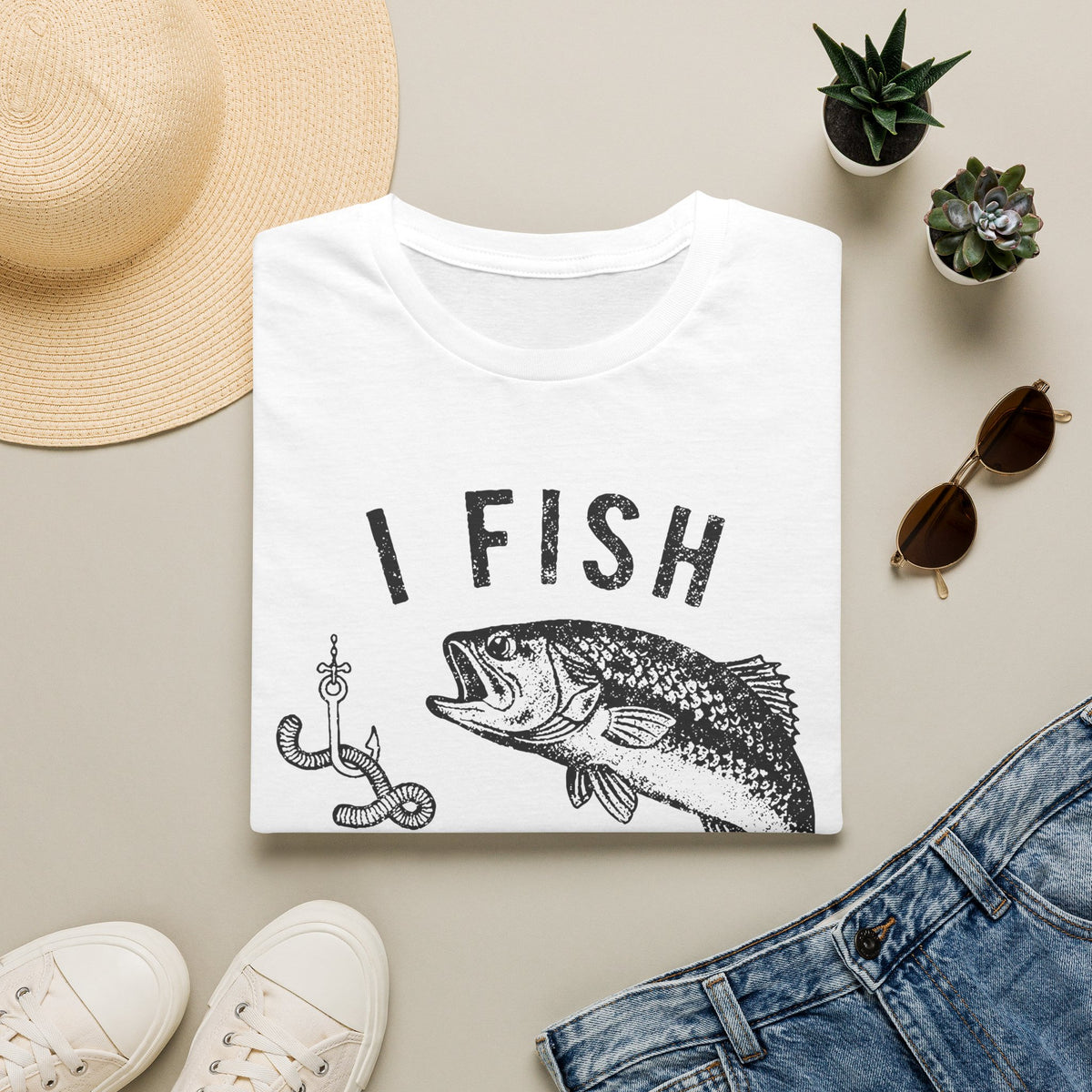 I Fish To Avoid People T-Shirt