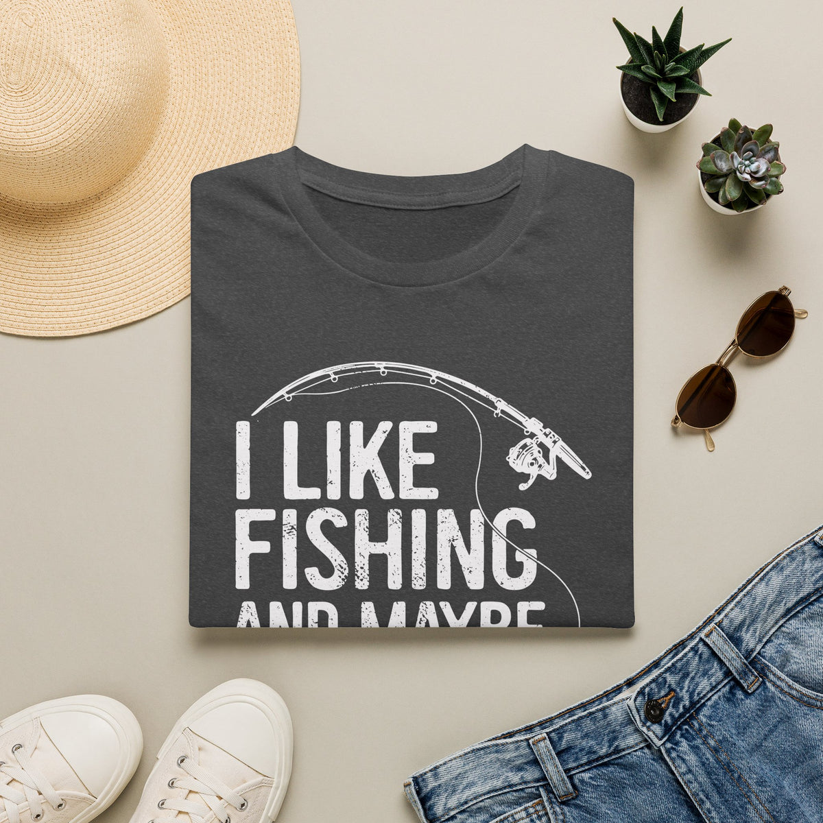 I Like Fishing and Maybe 3 People T-Shirt