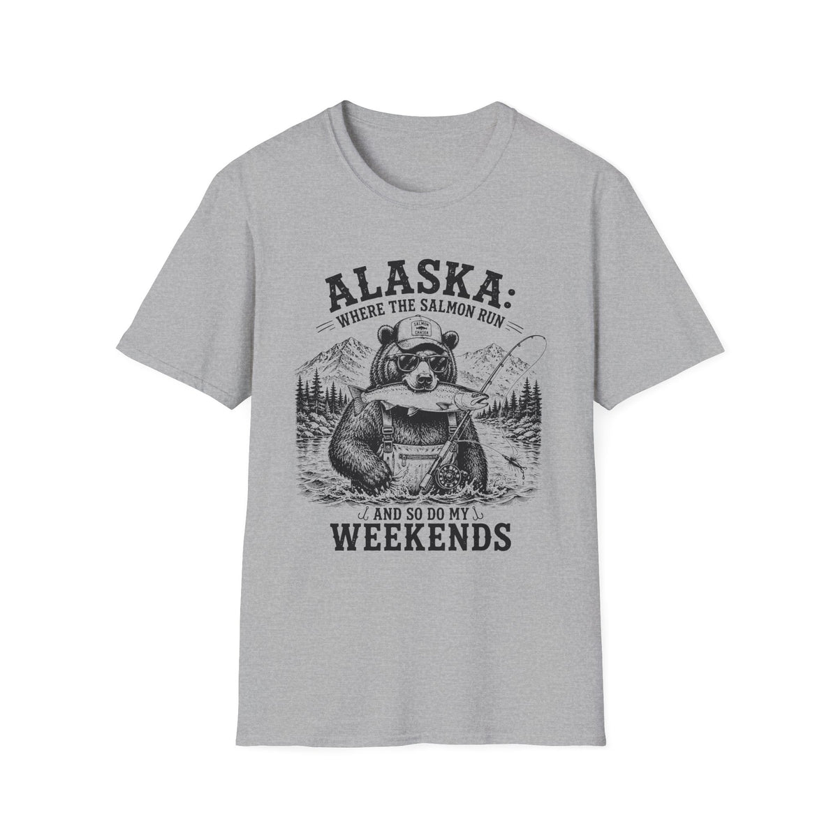 Alaska: Where the Salmon Run T-Shirt