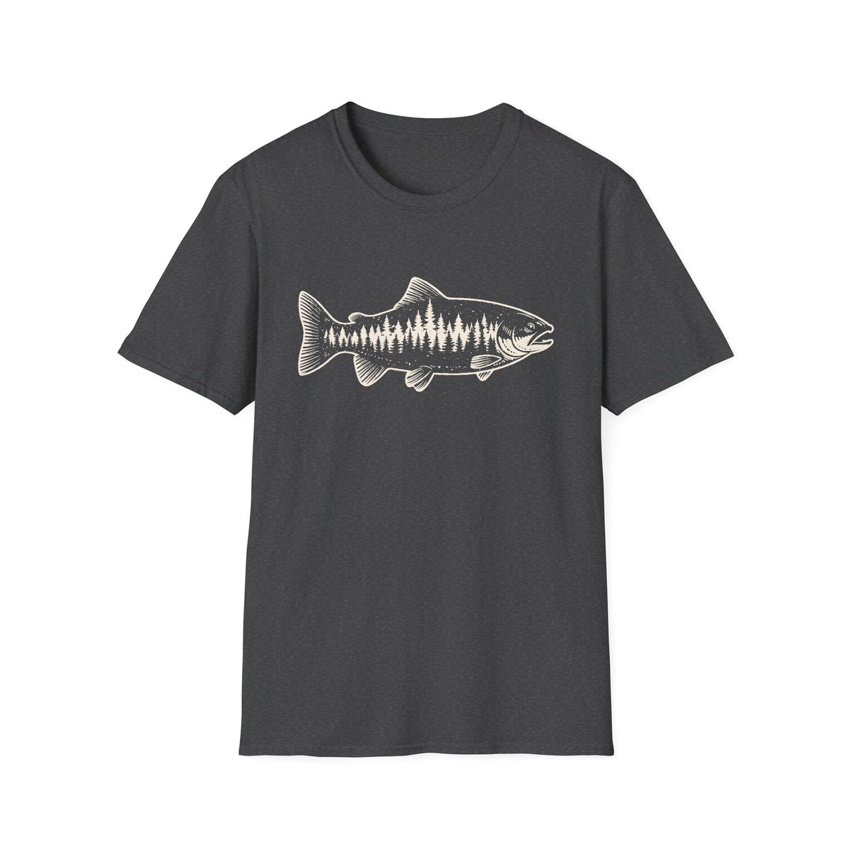 Trout Forest Silhouette T-Shirt