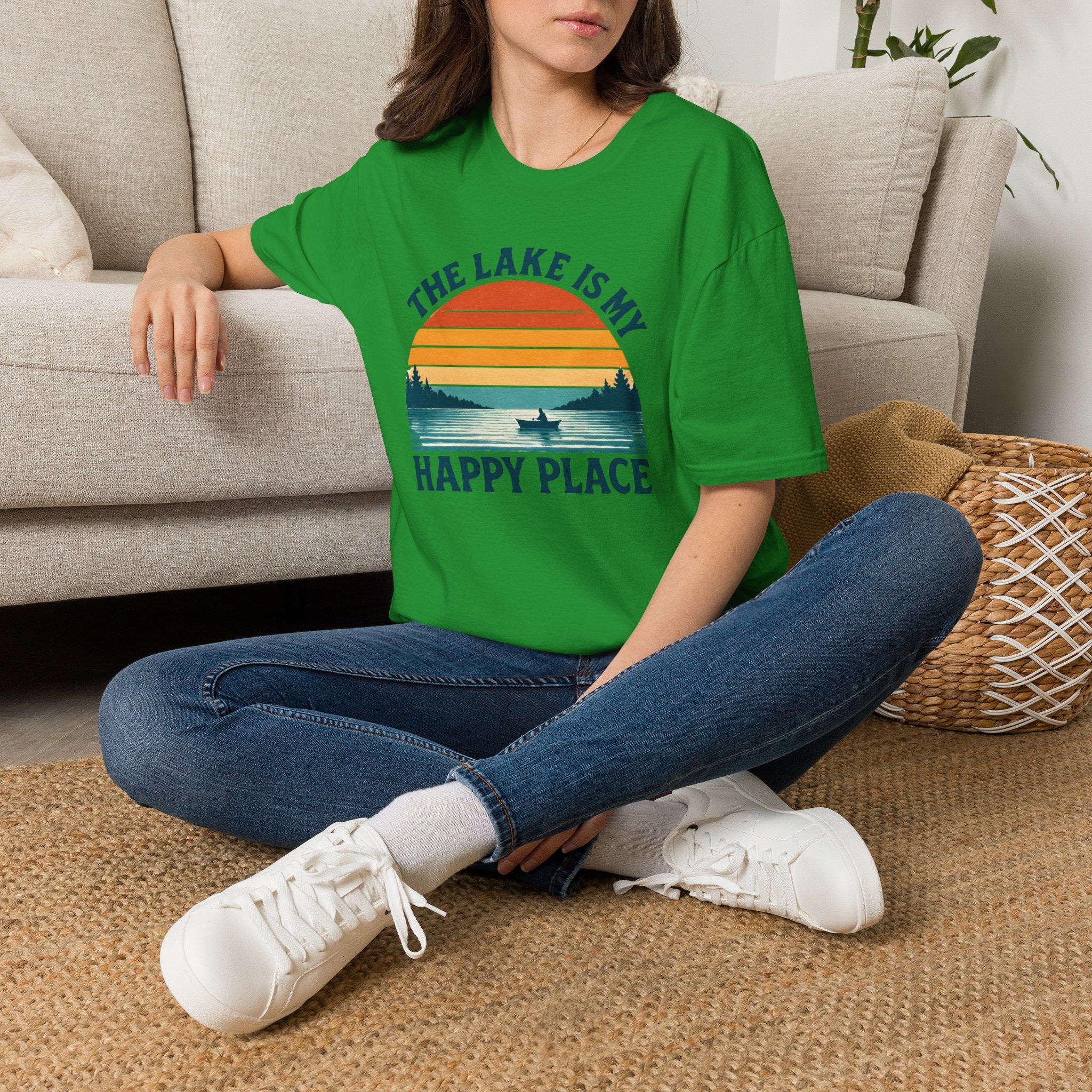 Lake Sunset Happy Place T-Shirt