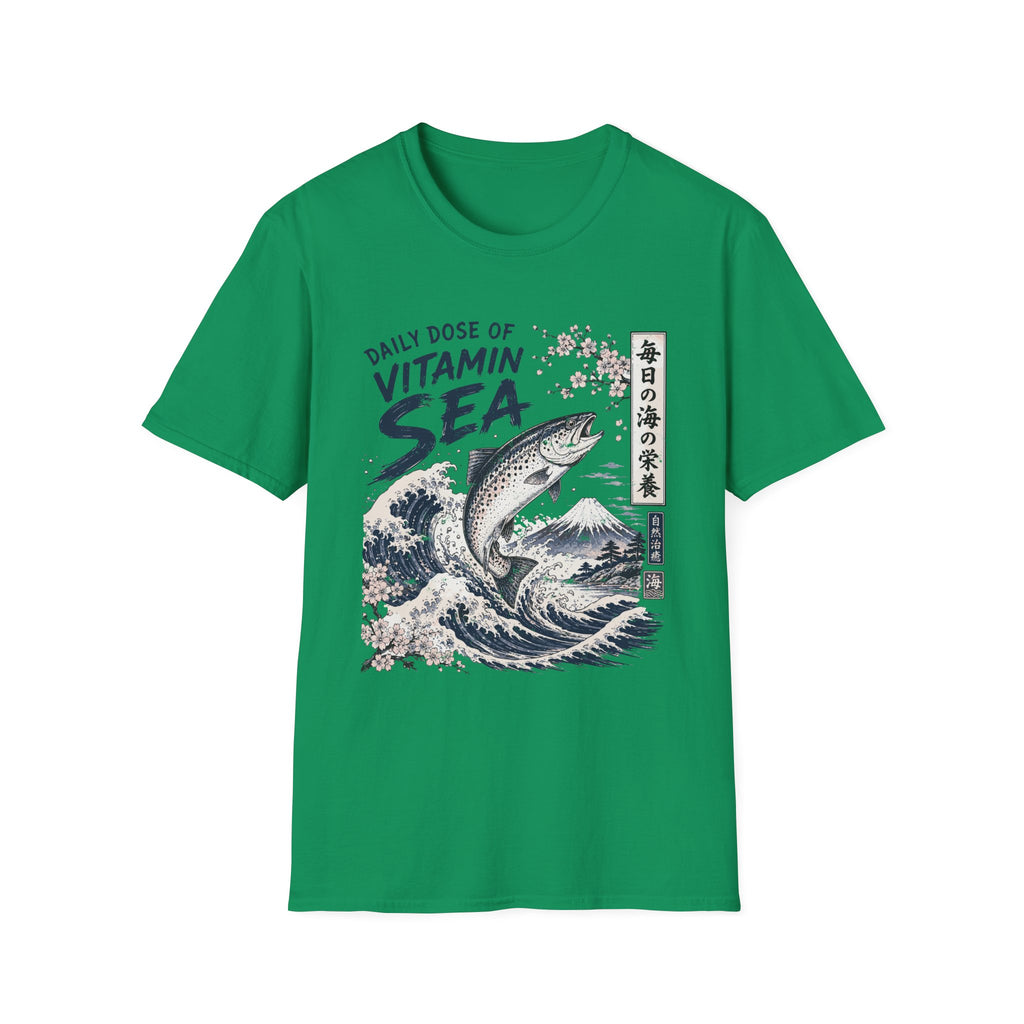 Vitamin Sea Japanese Wave Fish T-Shirt