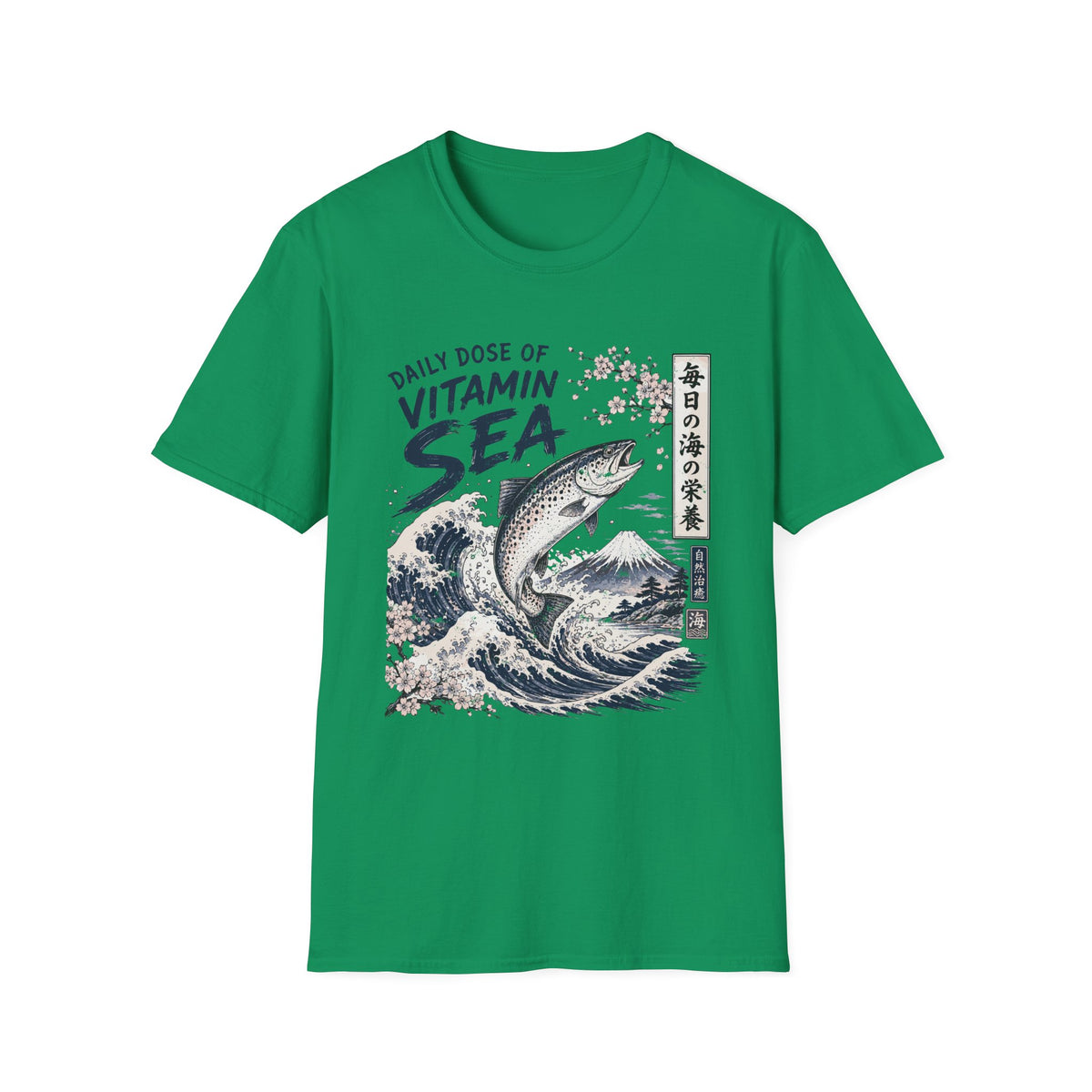 Vitamin Sea Japanese Wave Fish T-Shirt