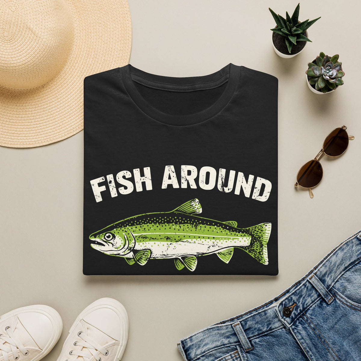 Vintage Largemouth Fish T-Shirt