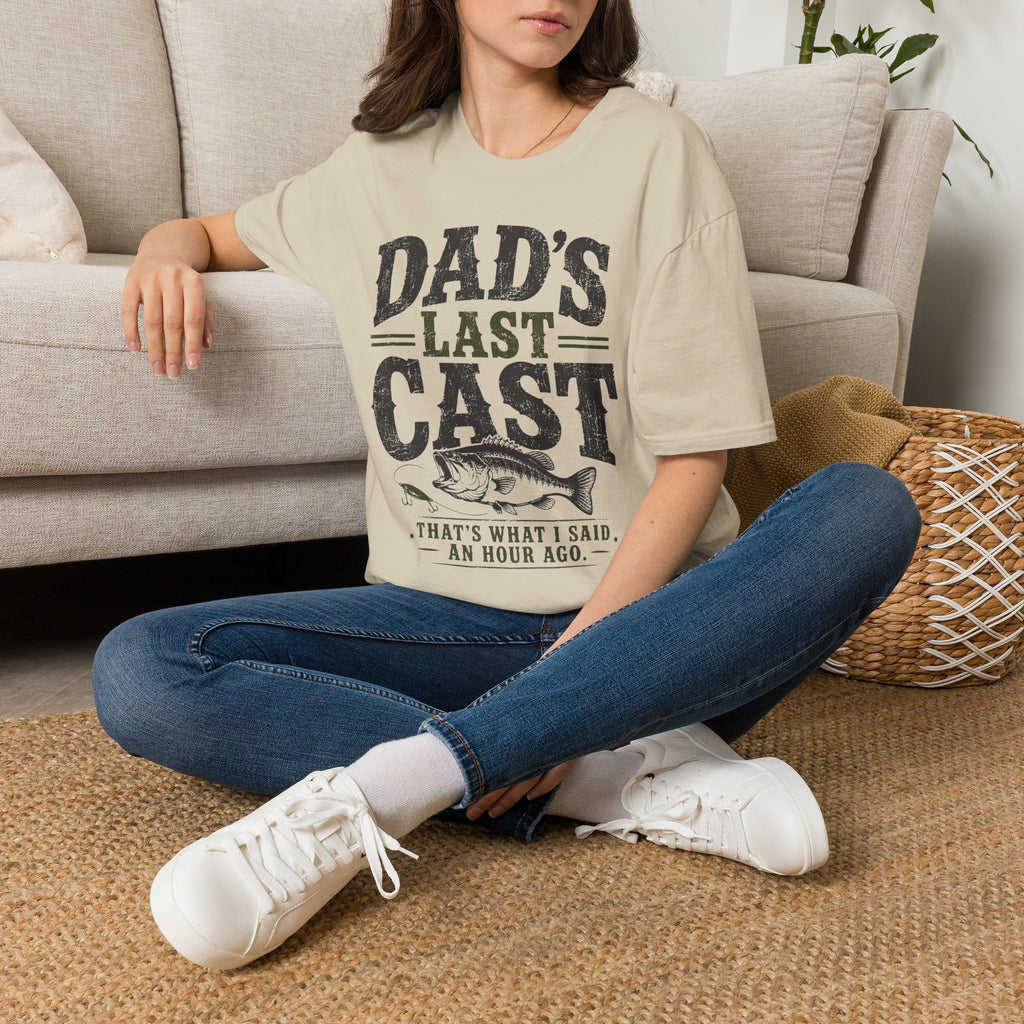 Dad's Last Cast Fishing T-Shirt