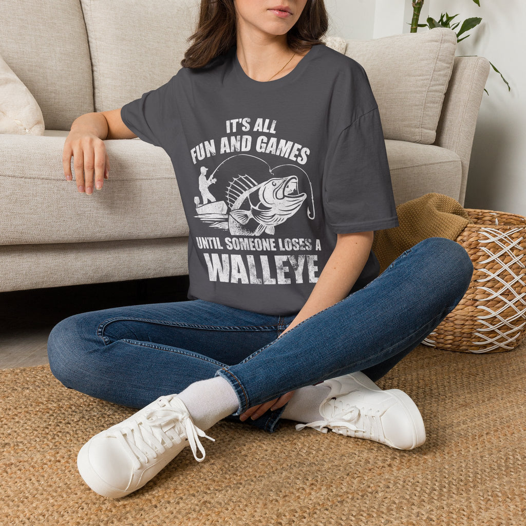 It's All Fun And Games Walleye T-Shirt