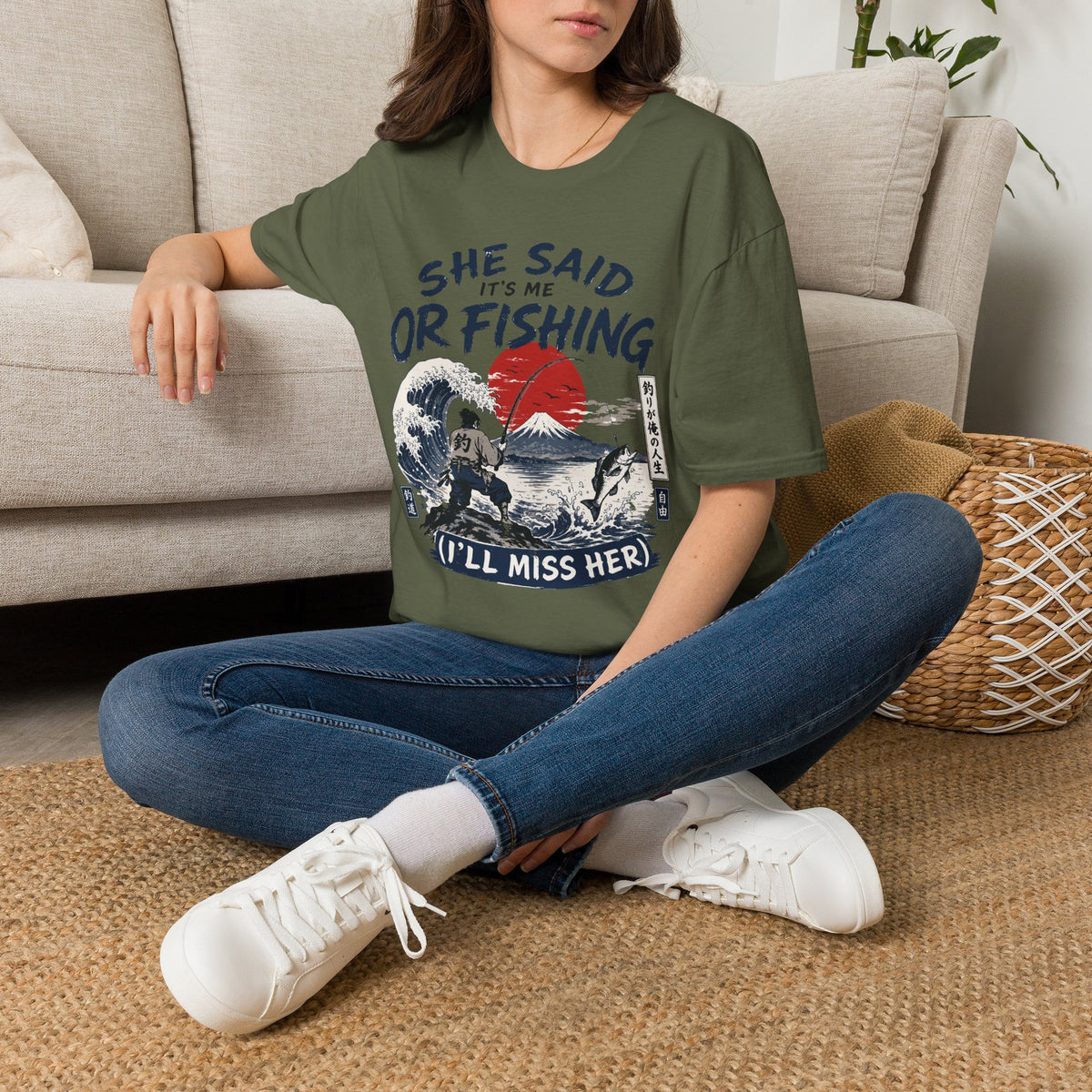 She Said It’s Me or Fishing T-Shirt