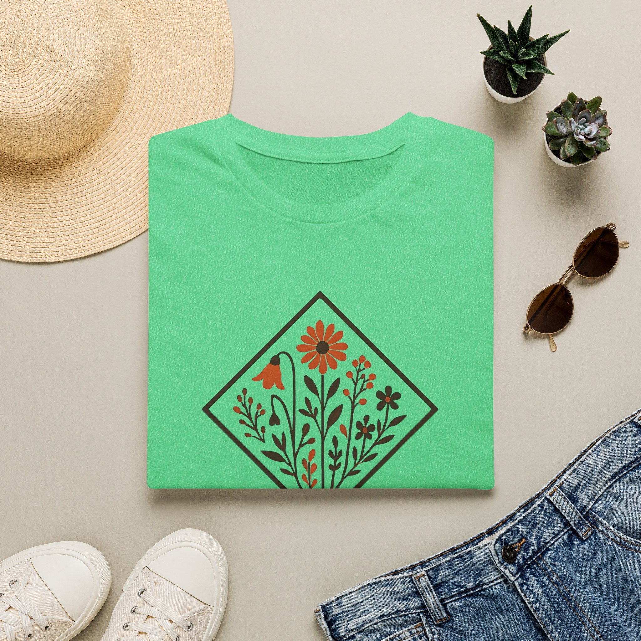 Floral Nature Artwork T-Shirt