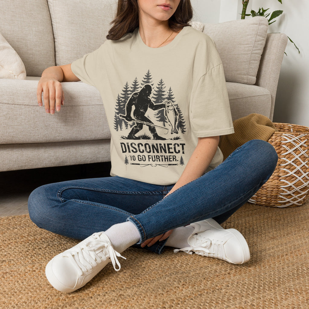 Bigfoot Fishing T-Shirt T-Shirt