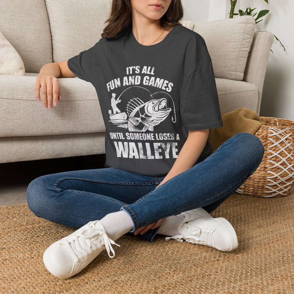 It's All Fun And Games Walleye T-Shirt