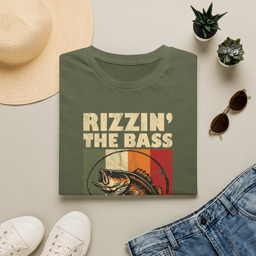 Rizzin' the Bass Fishing T-Shirt