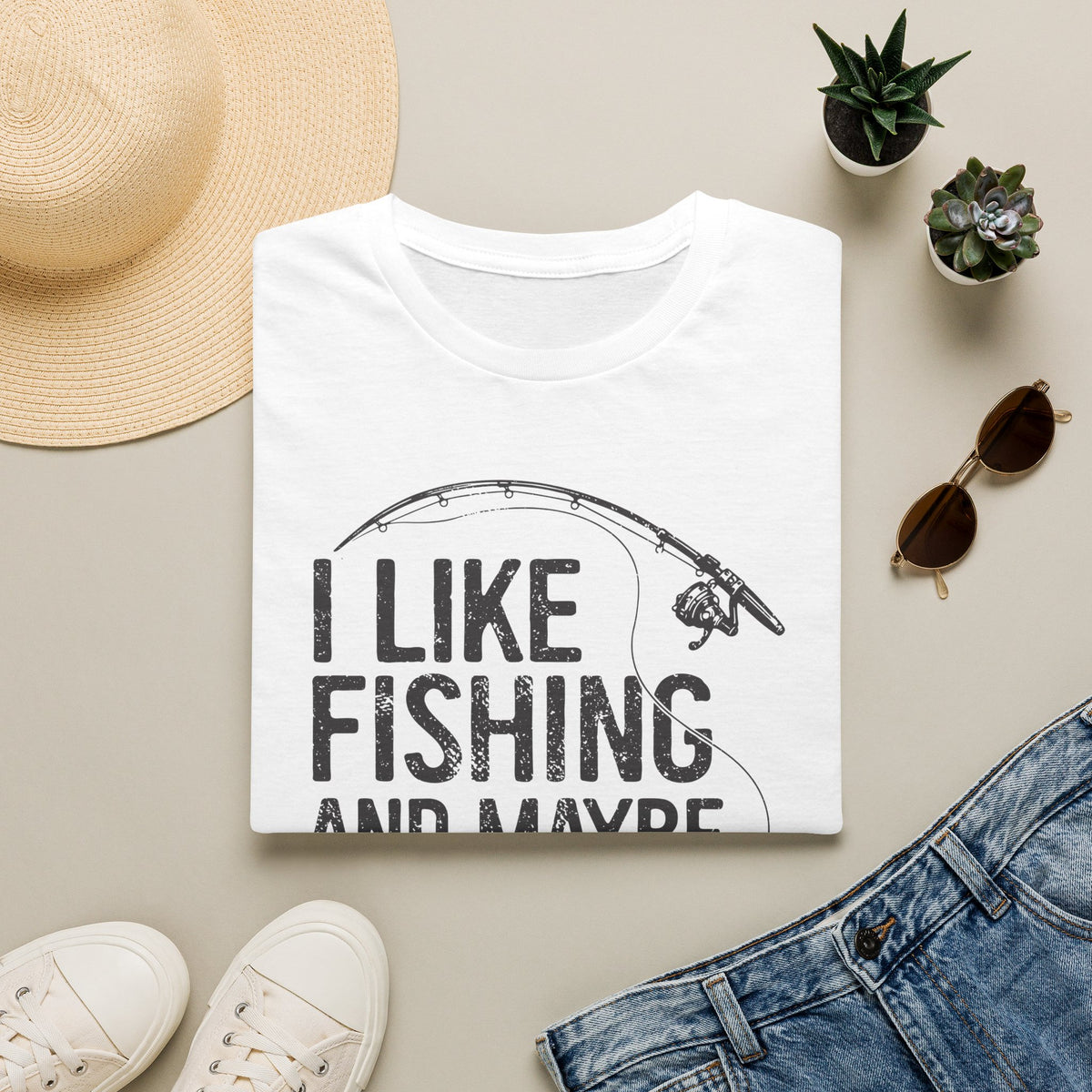 I Like Fishing and Maybe 3 People T-Shirt