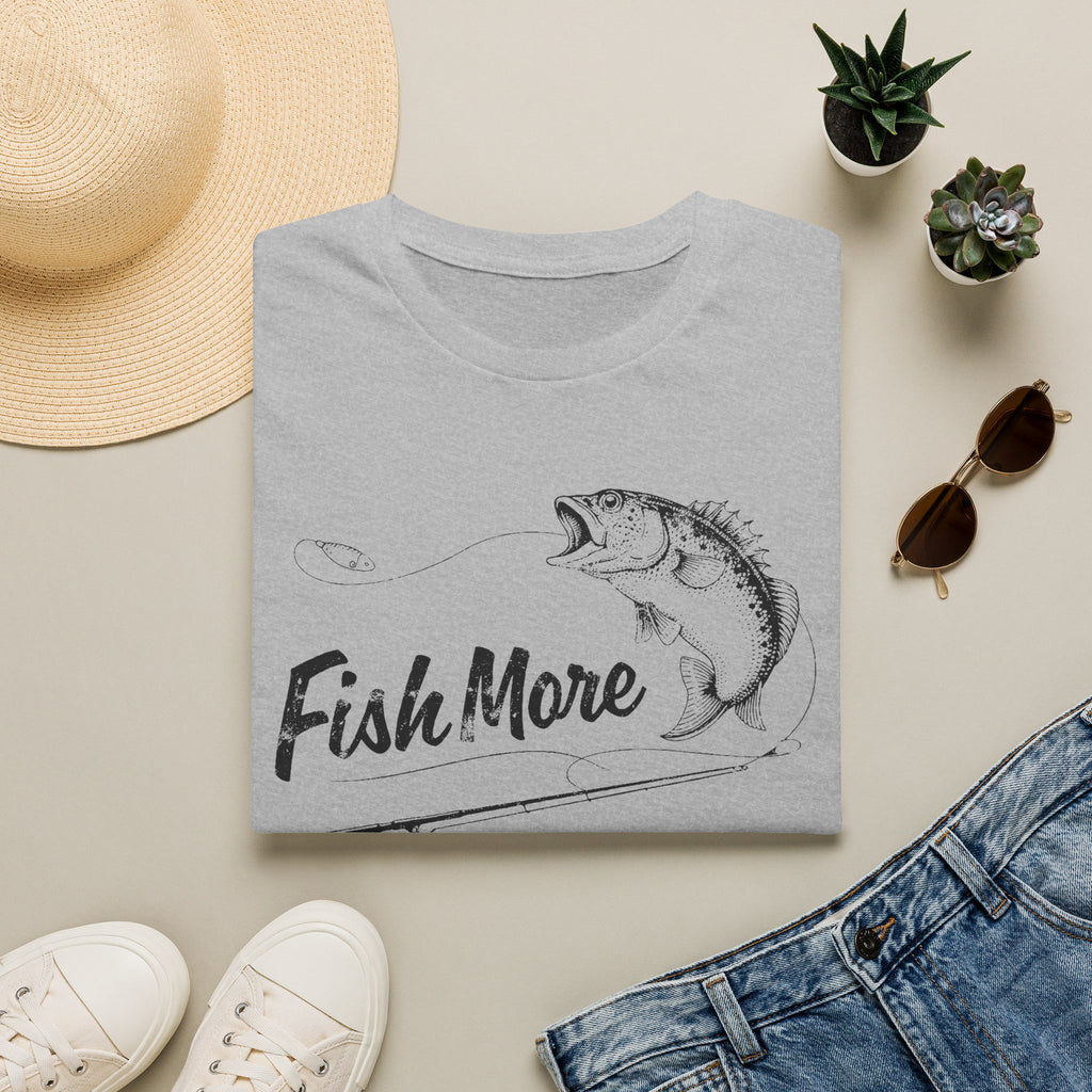 Fish More Stress Less T-Shirt