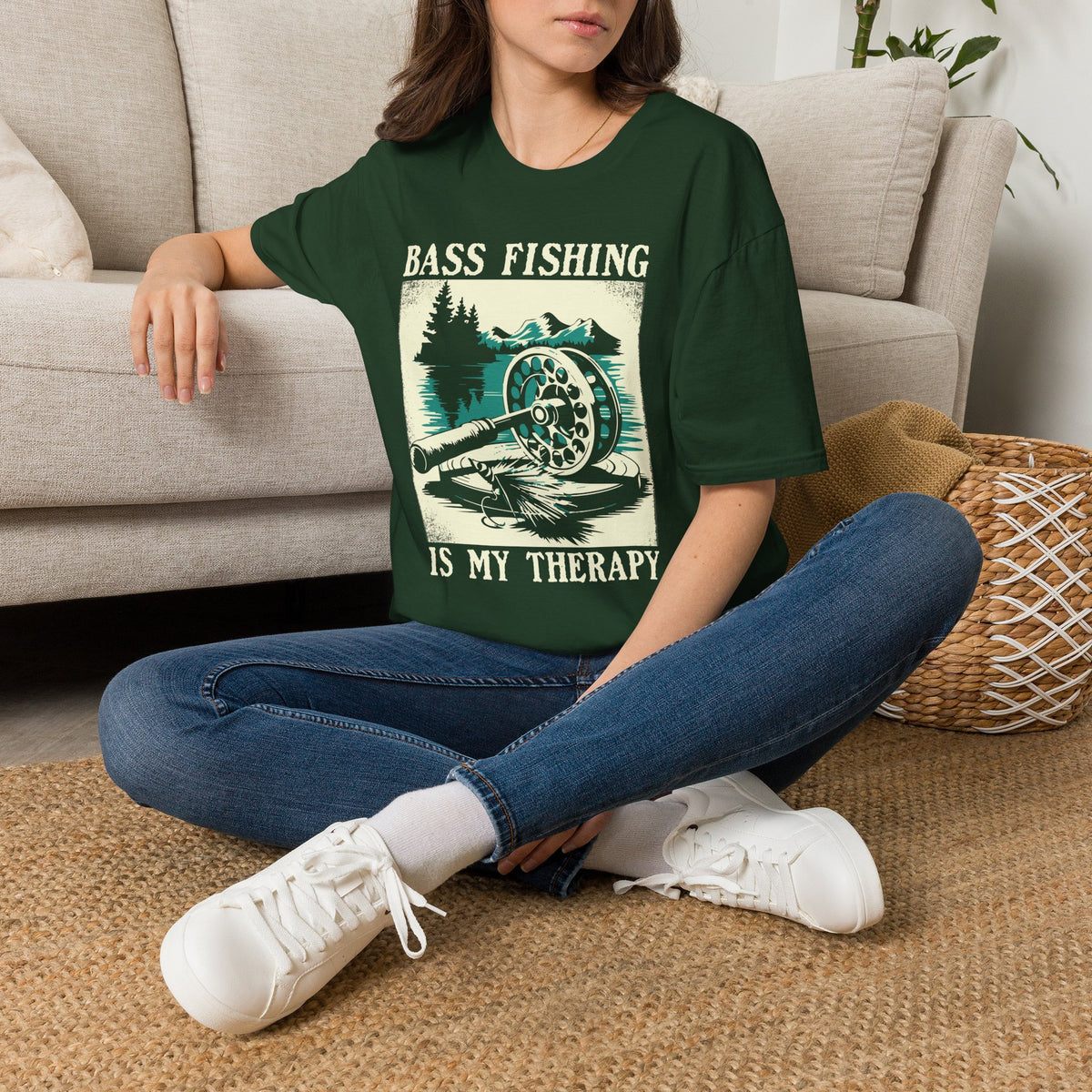Bass Fishing Is My Therapy T-Shirt