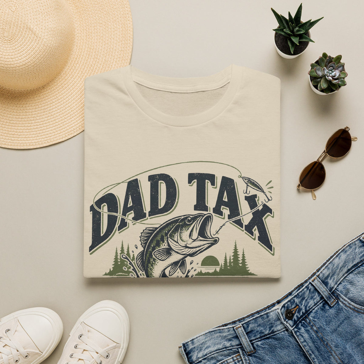 Dad Tax Fishing T-Shirt