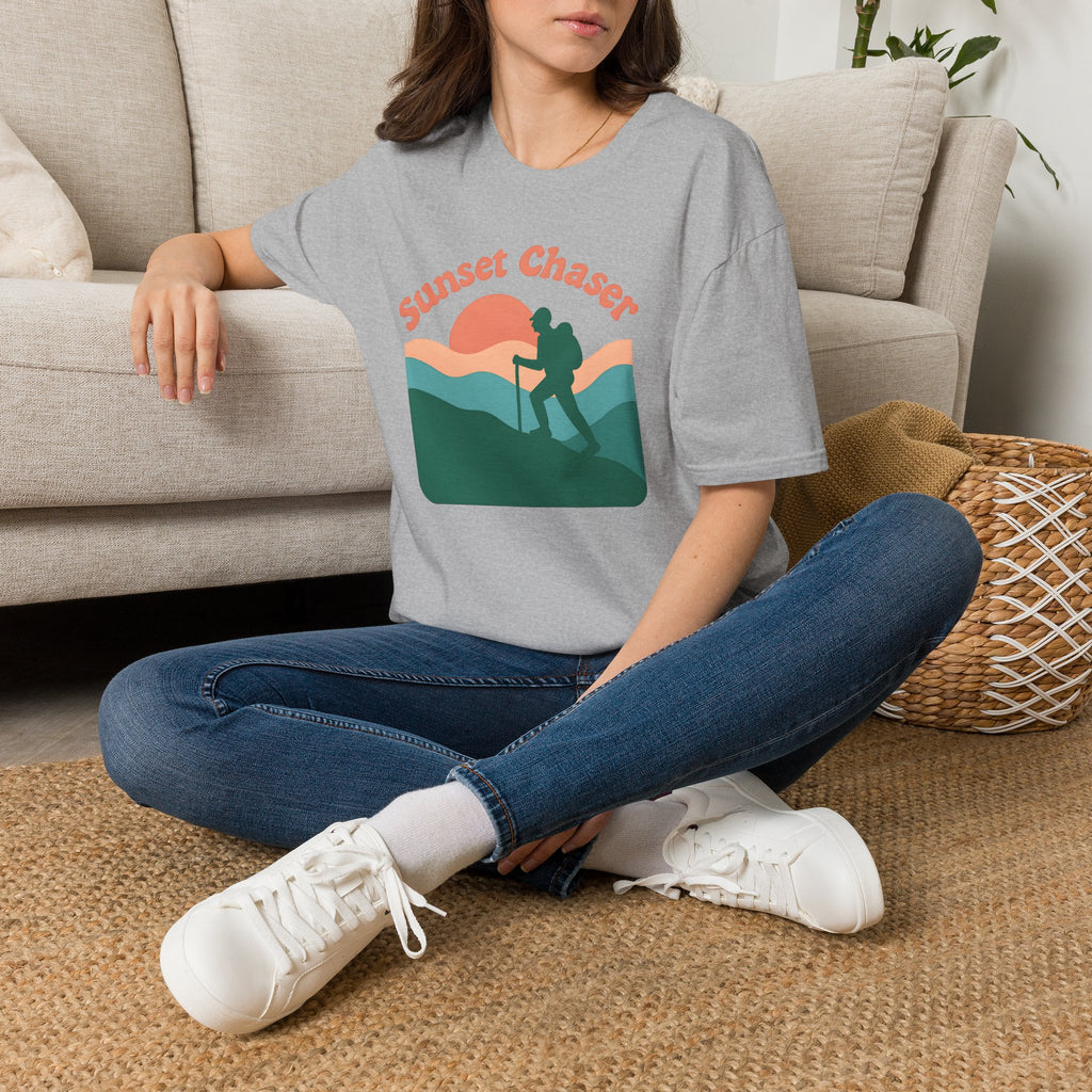 Hiker on Sunset Trail T-Shirt