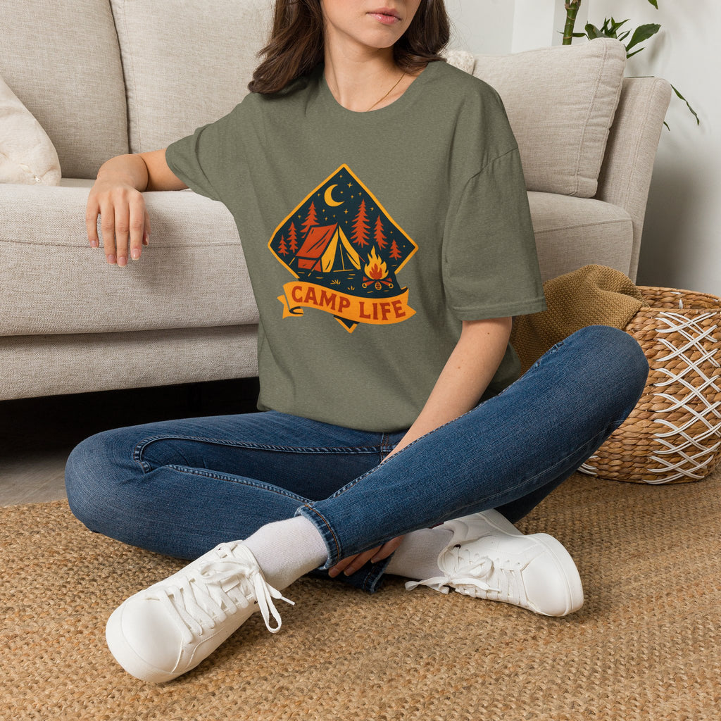 Camping Night Campfire T-Shirt