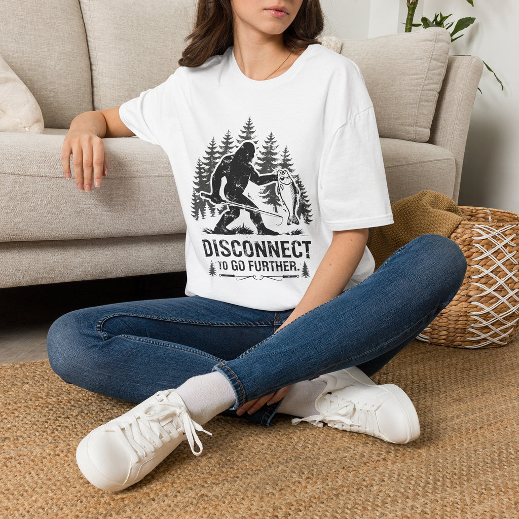 Bigfoot Fishing T-Shirt T-Shirt