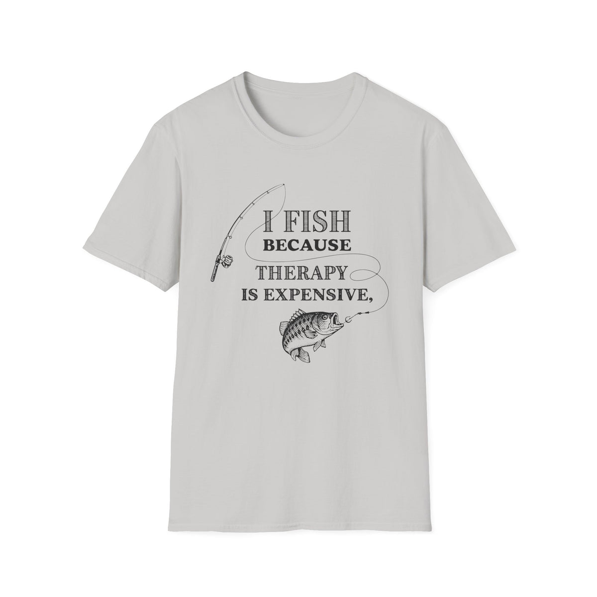 Bass Fishing Therapy T-Shirt