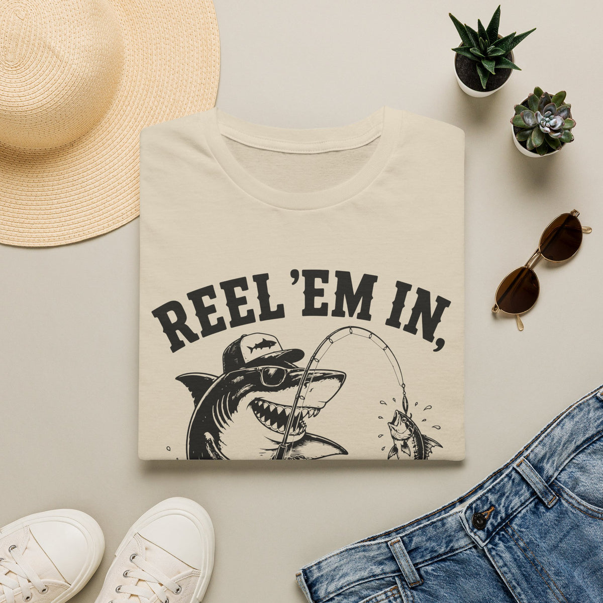 Reel 'Em In, Chew 'Em Up T-Shirt