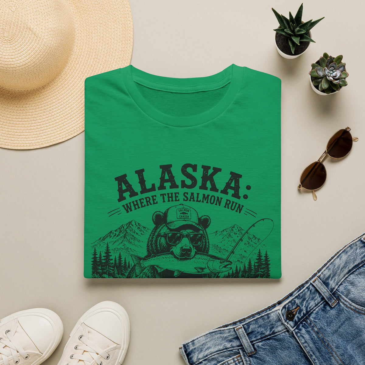 Alaska: Where the Salmon Run T-Shirt