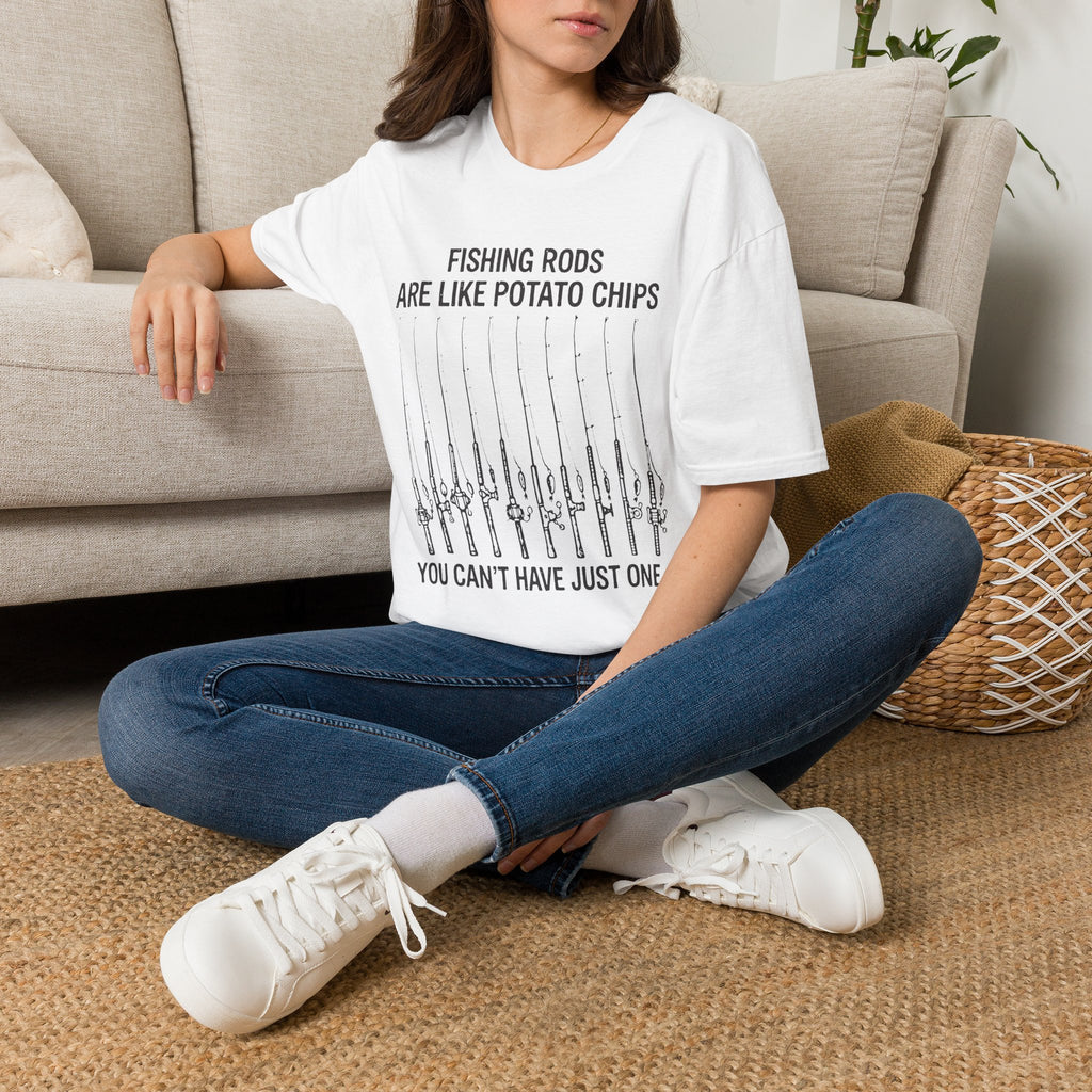 Fishing Rods Are Like Potato Chips T-Shirt