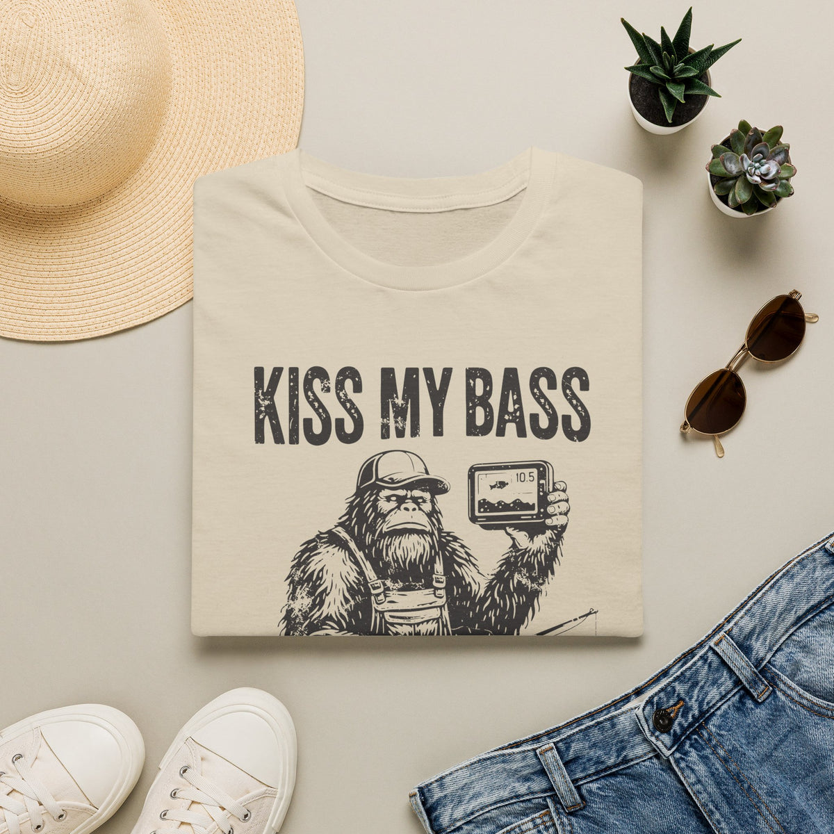 Kiss My Bass Sasquatch T-Shirt