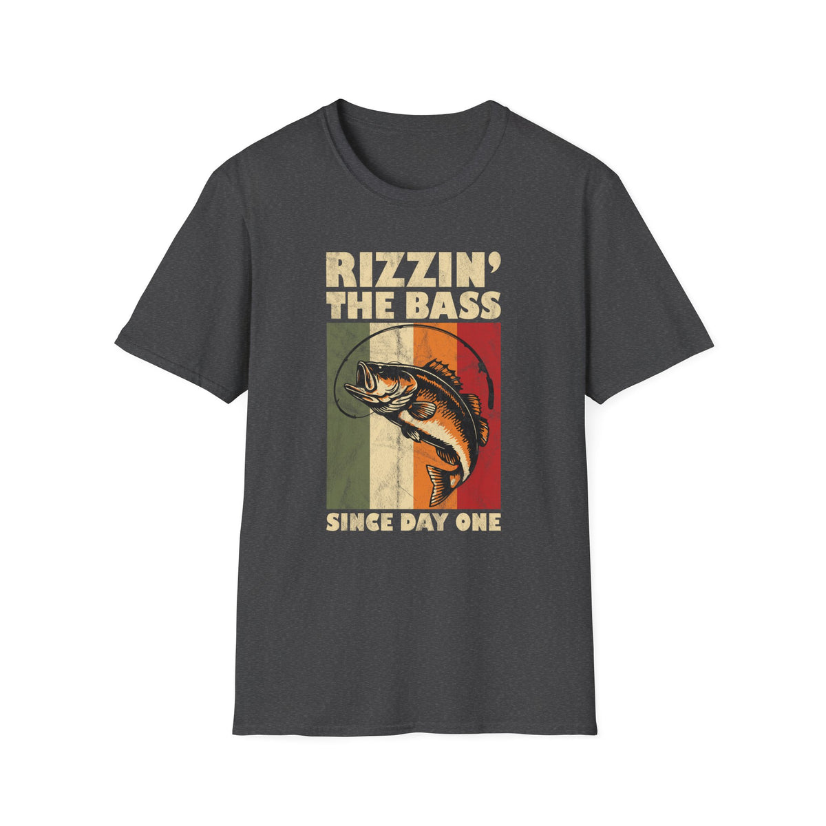Rizzin' the Bass Fishing T-Shirt