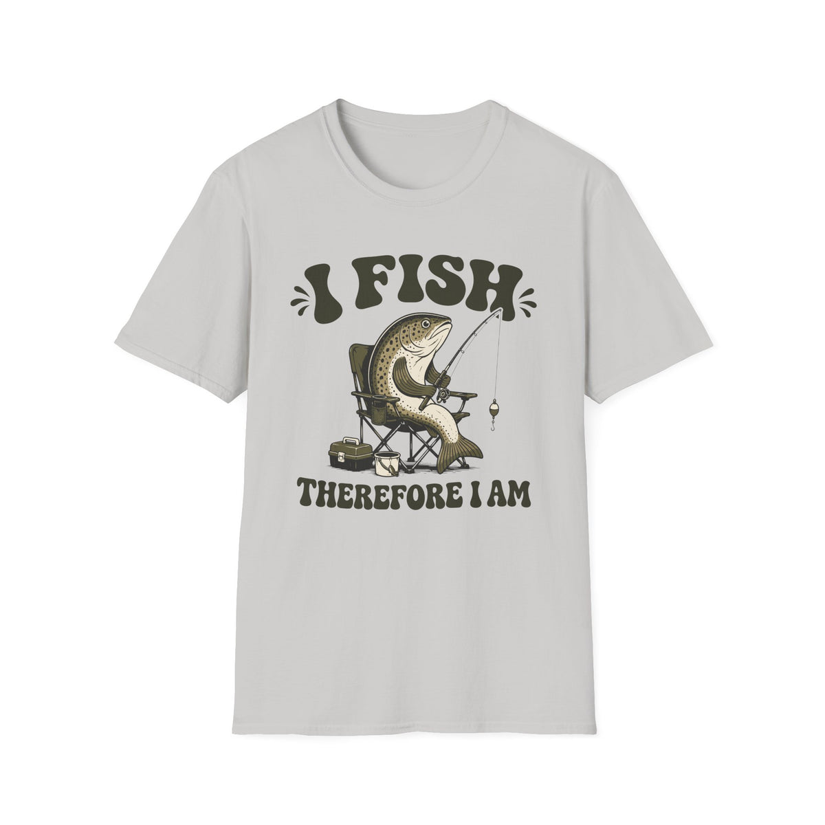 I Fish Therefore I Am T-Shirt