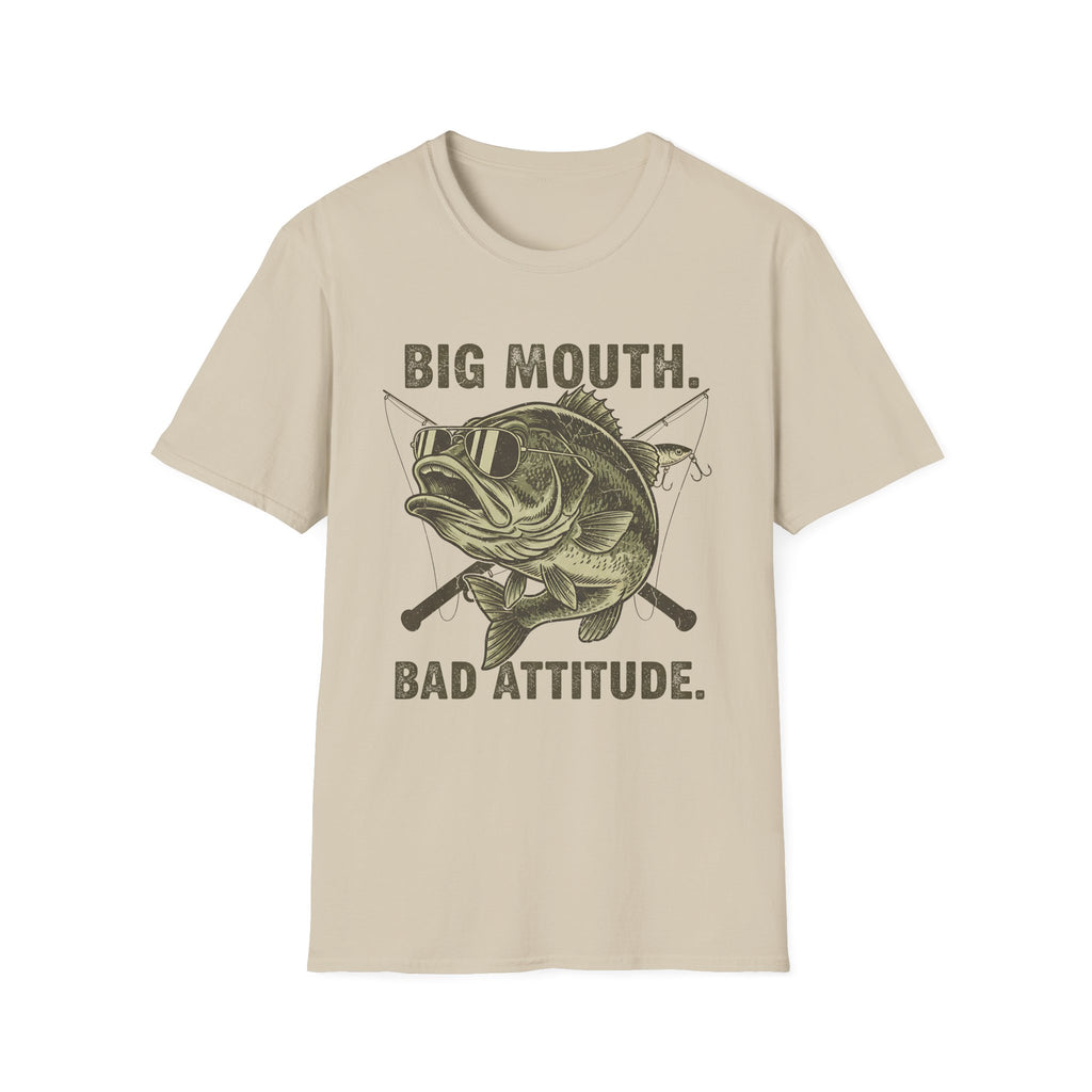 Big Mouth Bad Attitude Bass T-Shirt