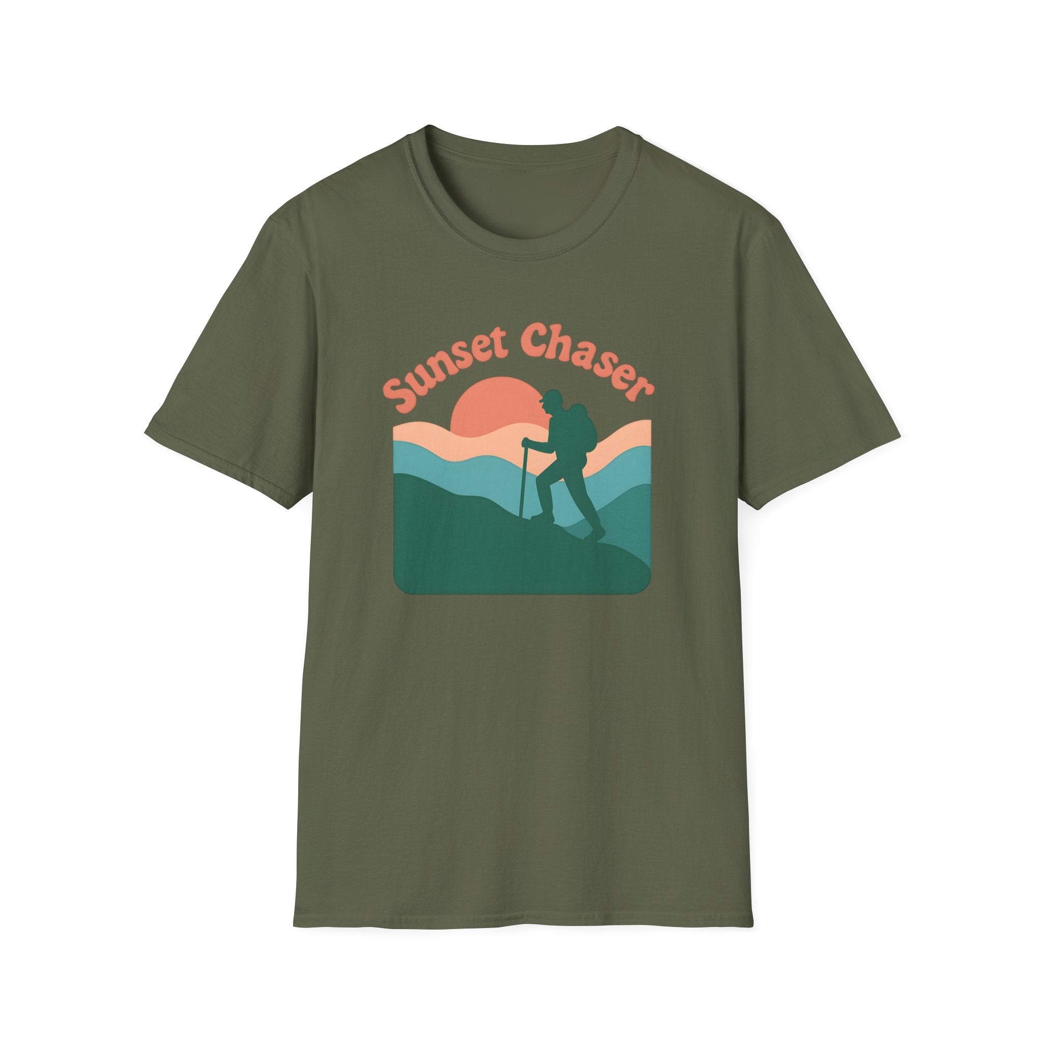 Hiker on Sunset Trail T-Shirt