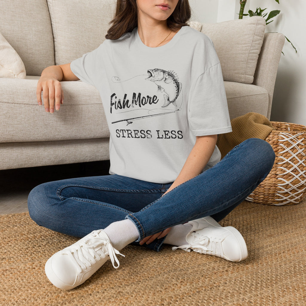 Fish More Stress Less T-Shirt