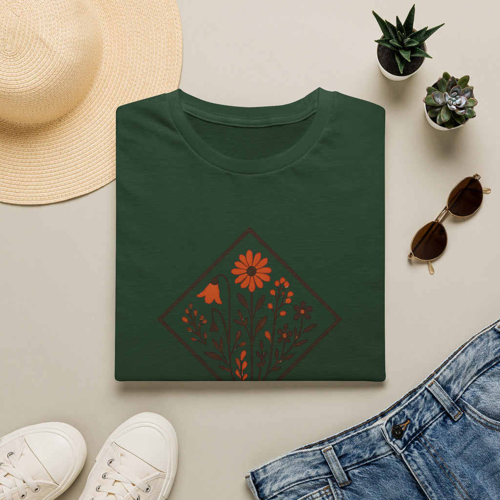 Floral Nature Artwork T-Shirt