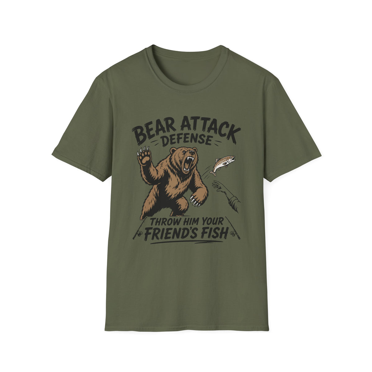 Bear Attack Defense T-Shirt