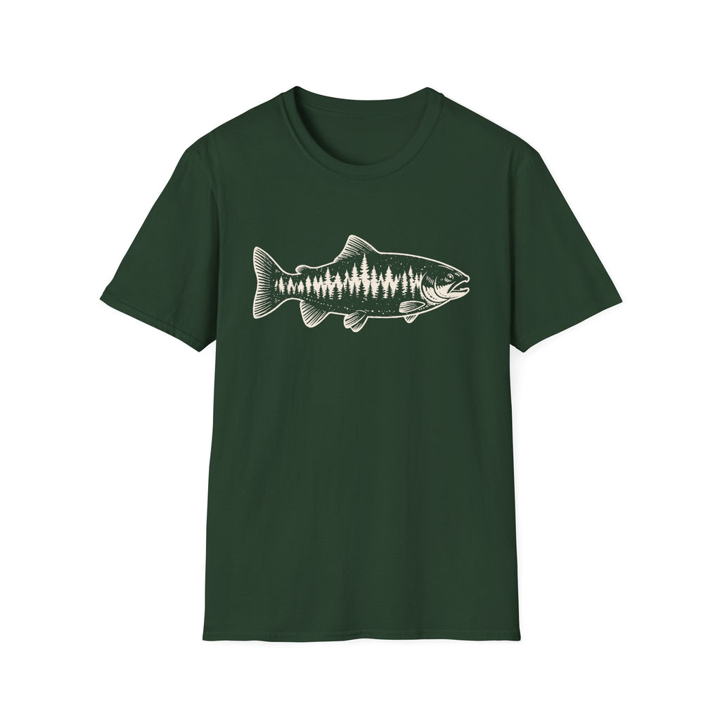 Trout Forest Silhouette T-Shirt