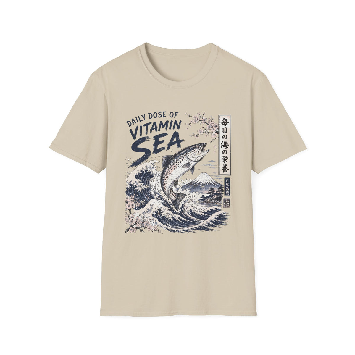 Vitamin Sea Japanese Wave Fish T-Shirt