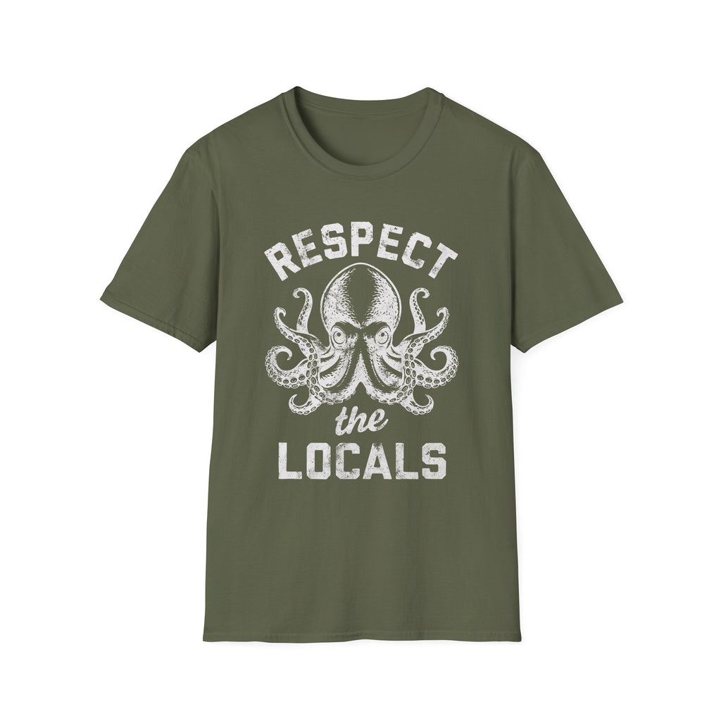 Respect The Locals Octopus T-Shirt