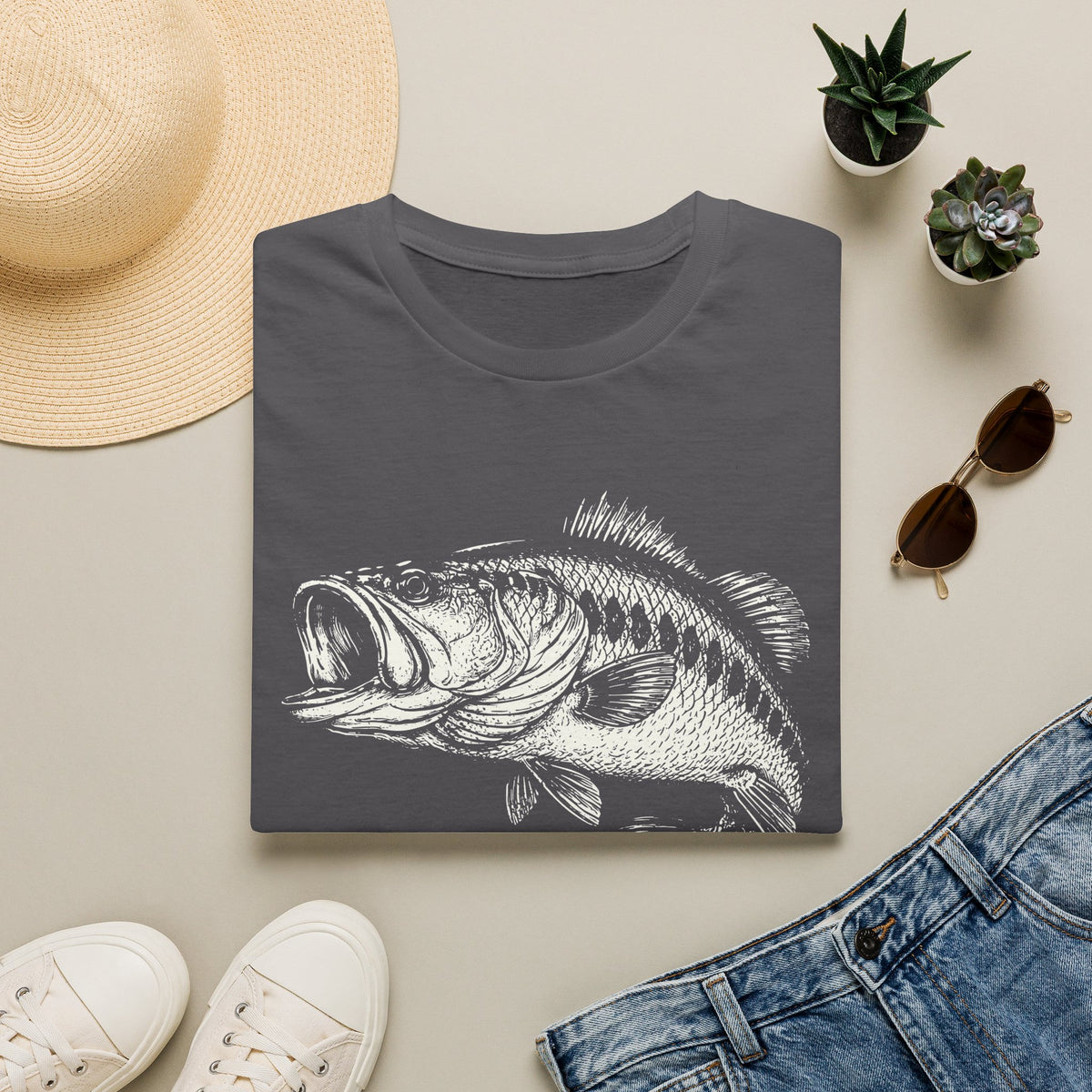 Vintage Largemouth Fish T-Shirt