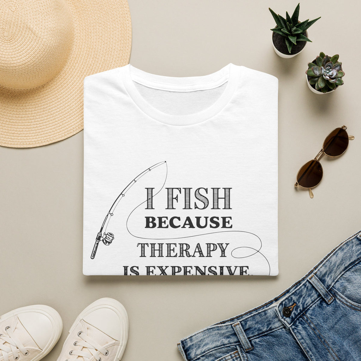 Bass Fishing Therapy T-Shirt