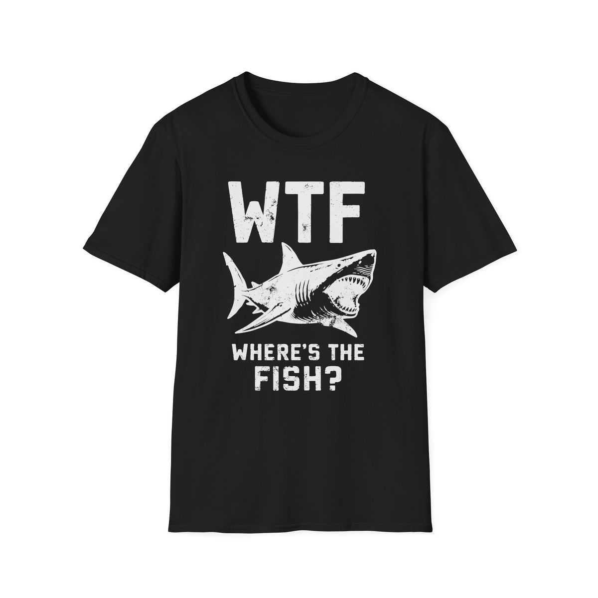 WTF Where's The Fish? Shark T-Shirt