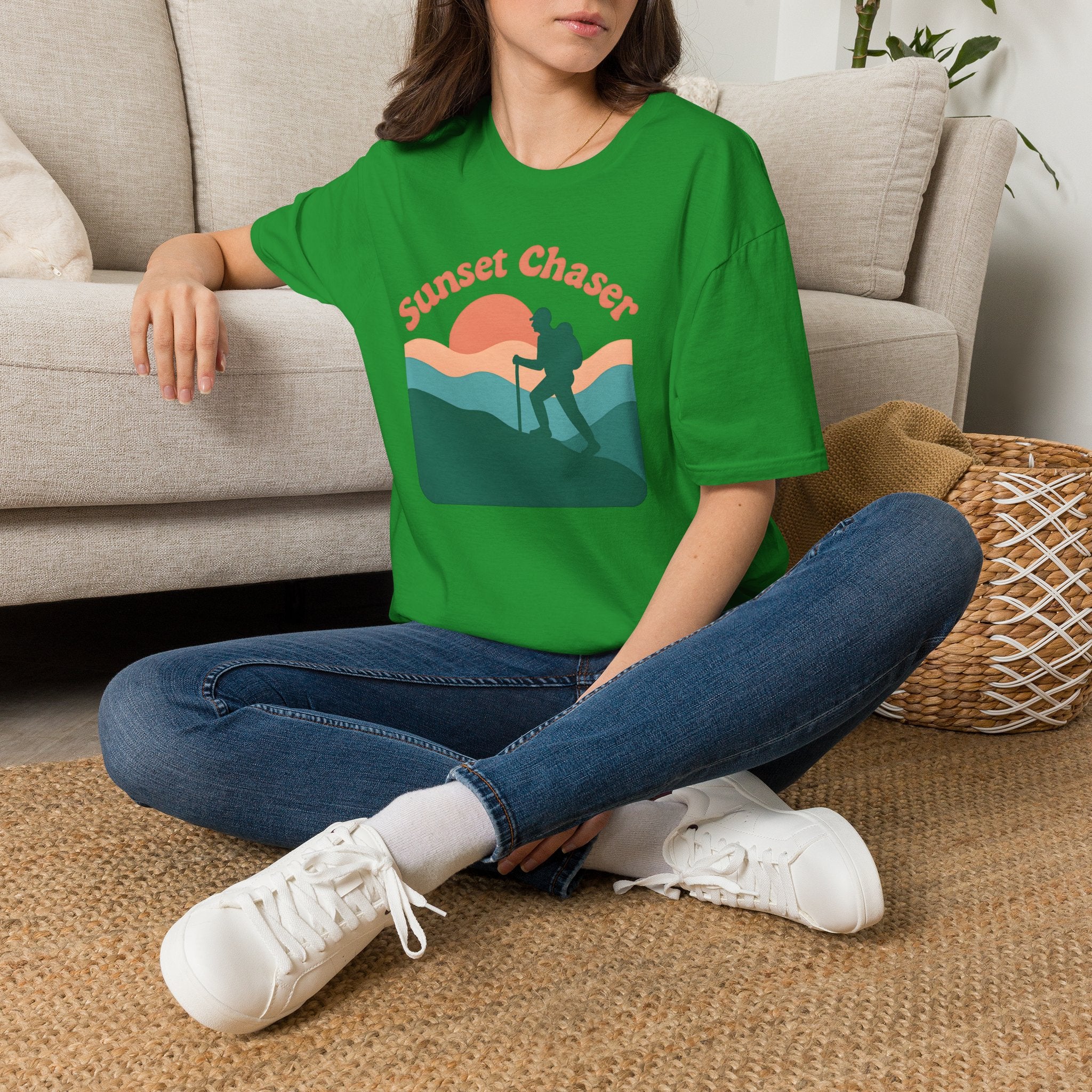 Hiker on Sunset Trail T-Shirt