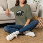 Geometric bear forest T-Shirt
