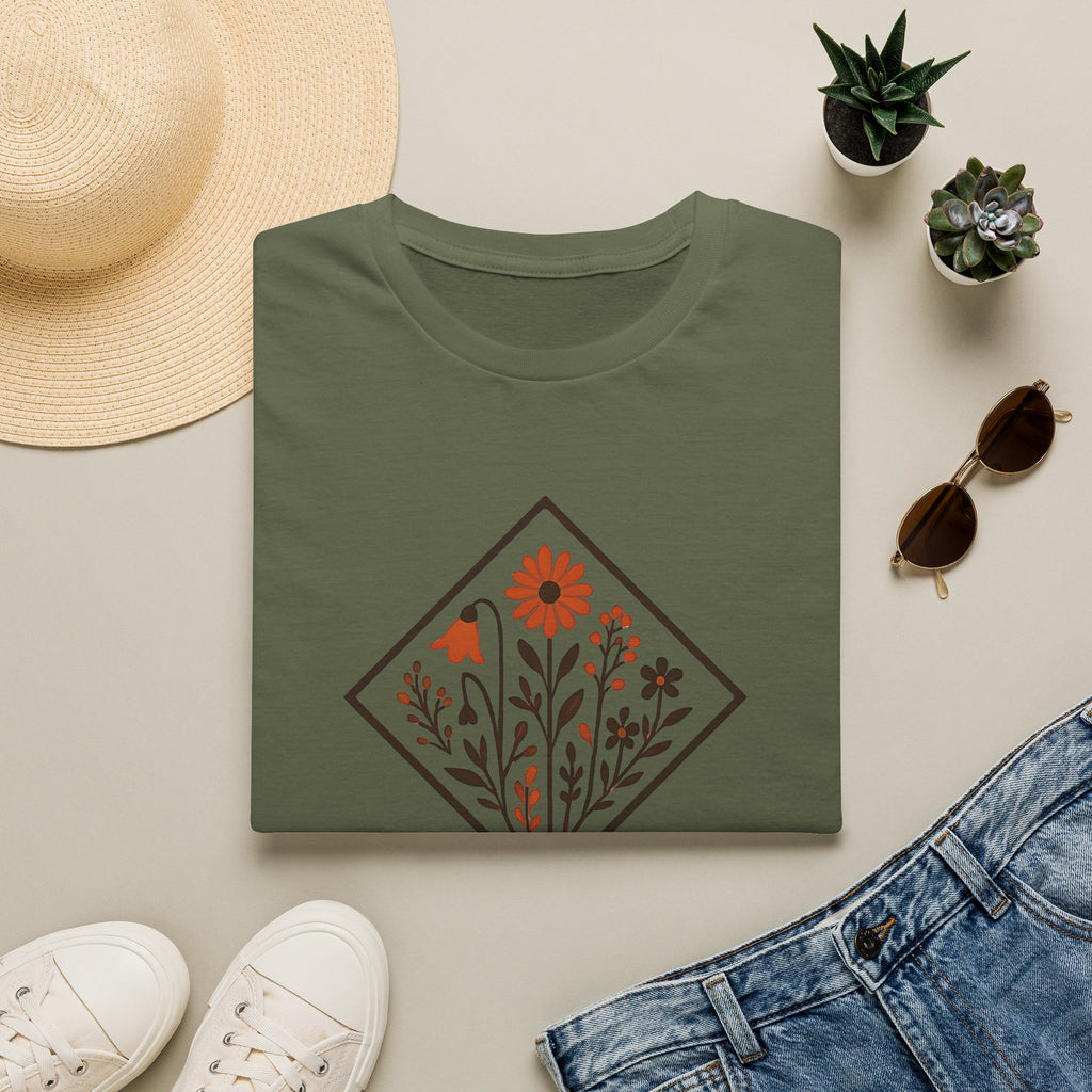 Floral Nature Artwork T-Shirt