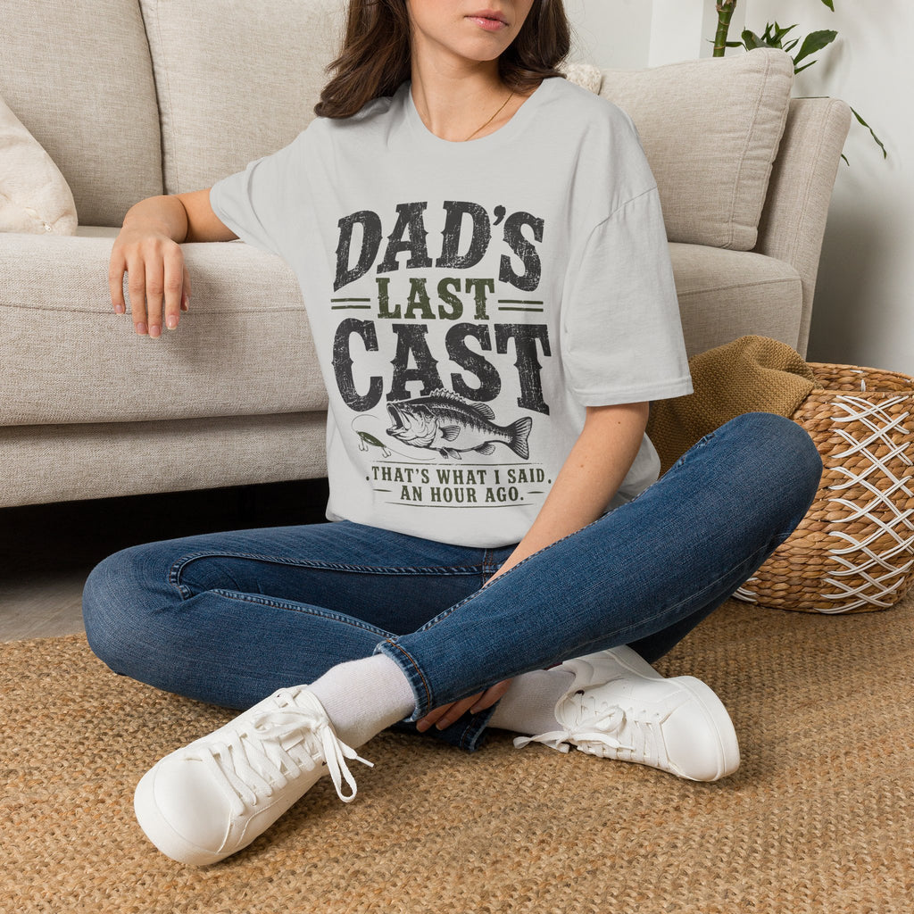 Dad's Last Cast Fishing T-Shirt