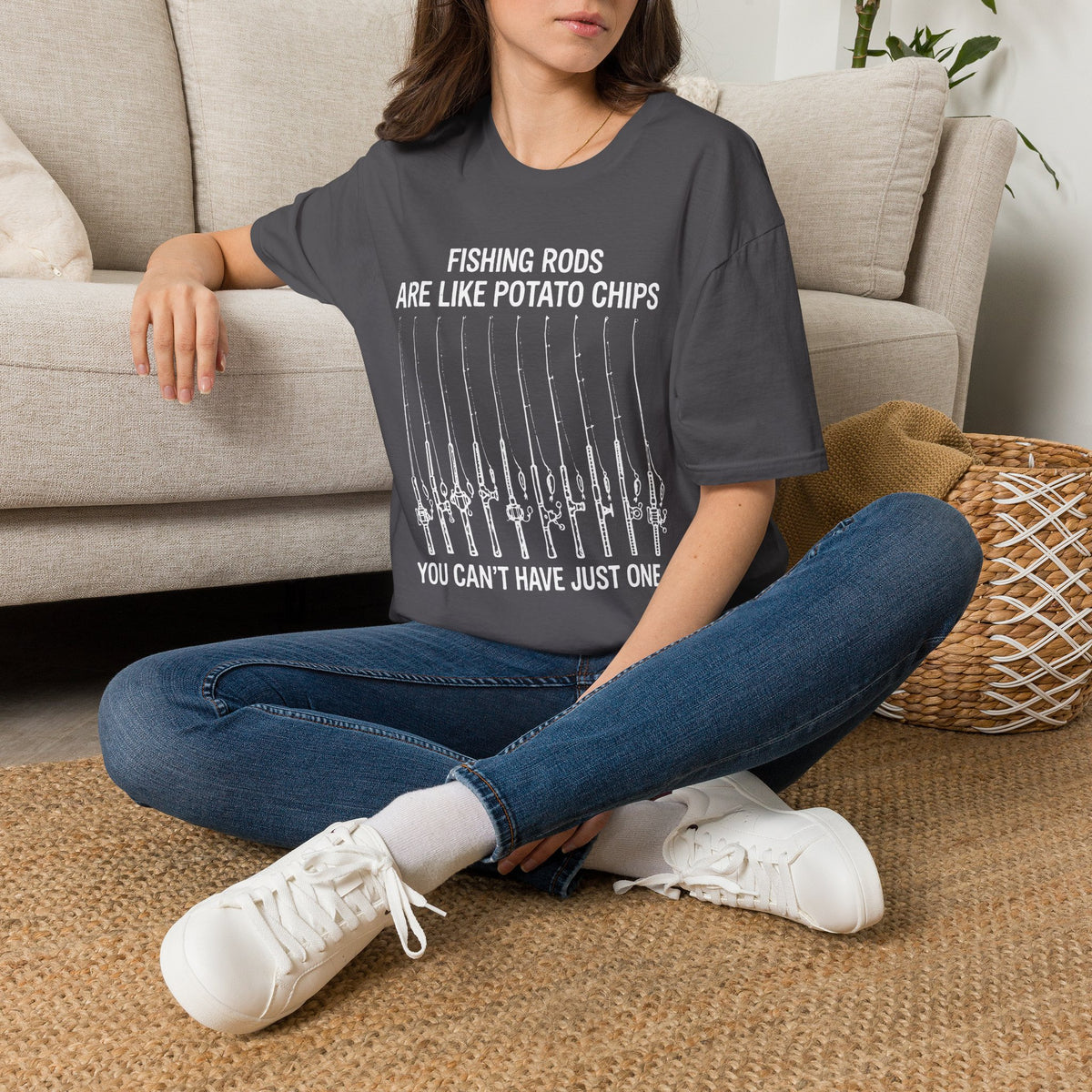 Fishing Rods Are Like Potato Chips T-Shirt