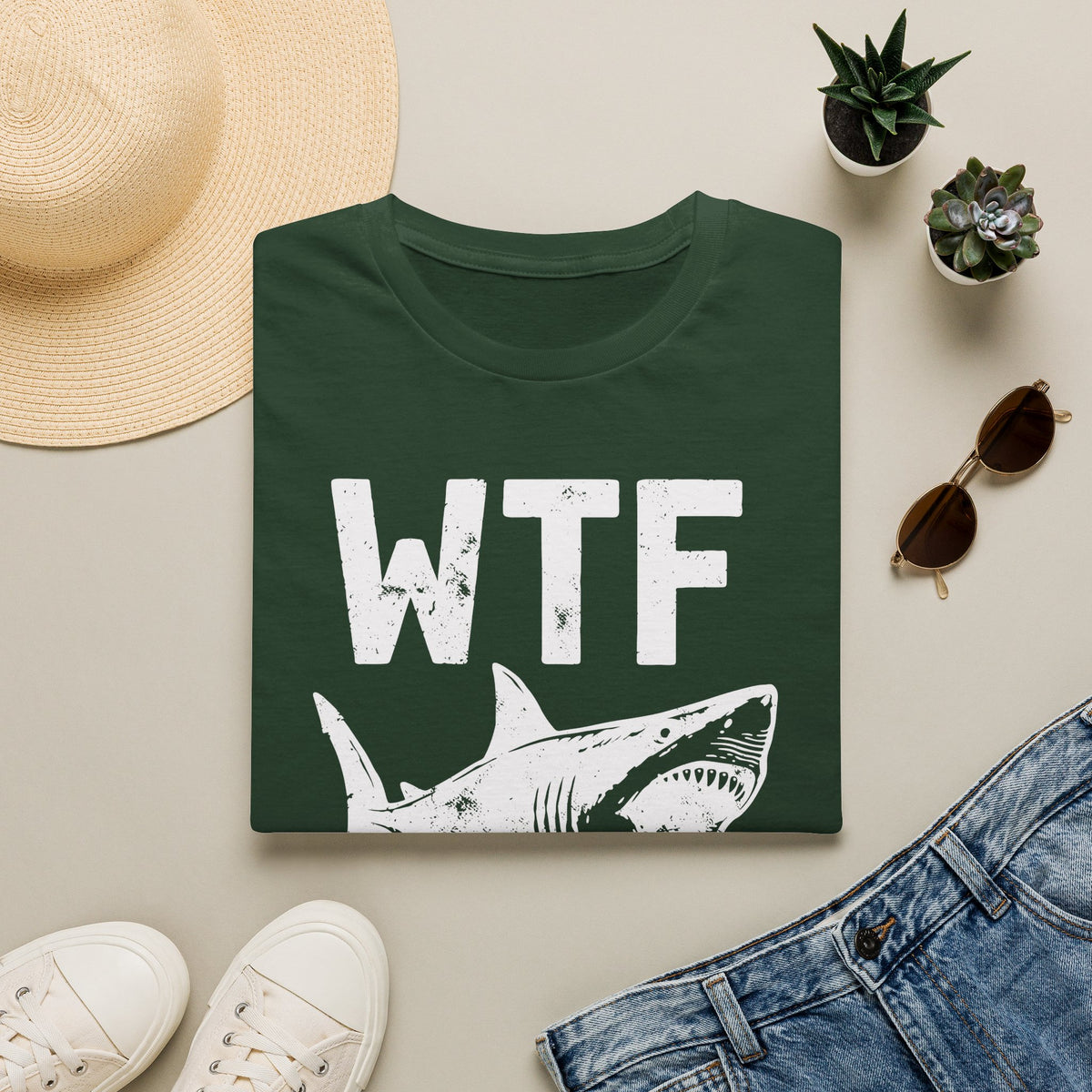 WTF Where's The Fish? Shark T-Shirt
