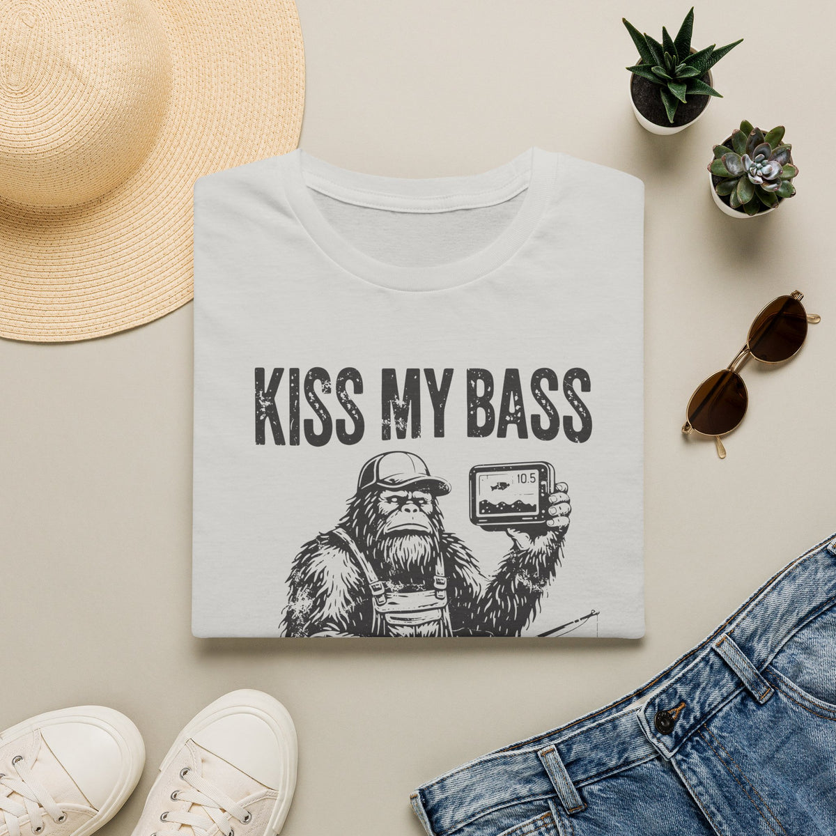 Kiss My Bass Sasquatch T-Shirt