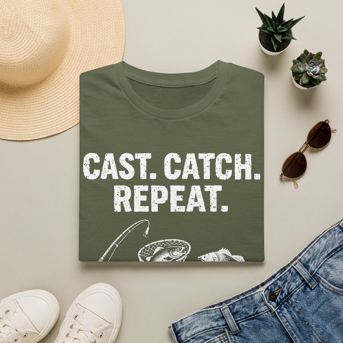 Cast Catch Repeat T-Shirt