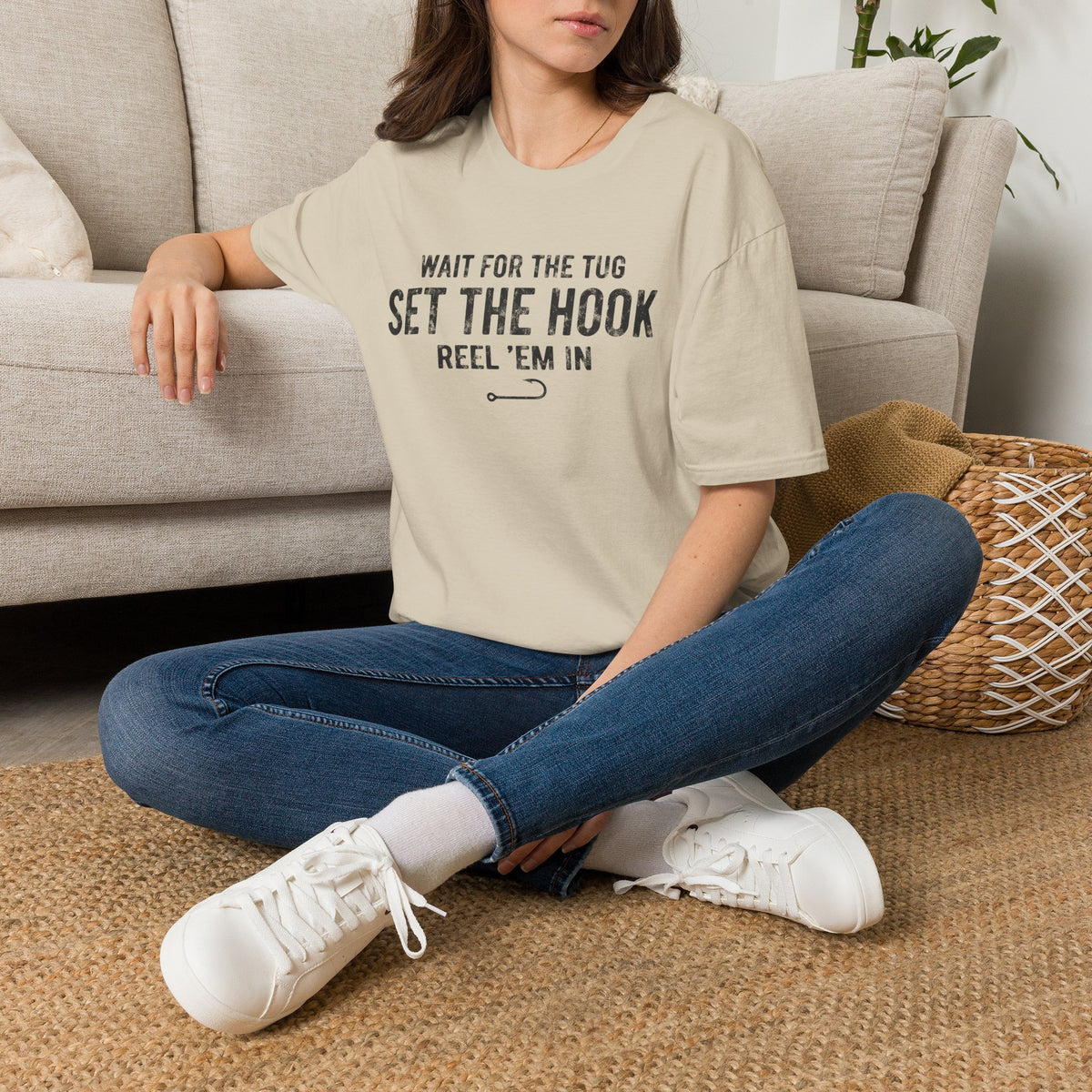 Wait for the Tug, Set the Hook T-Shirt