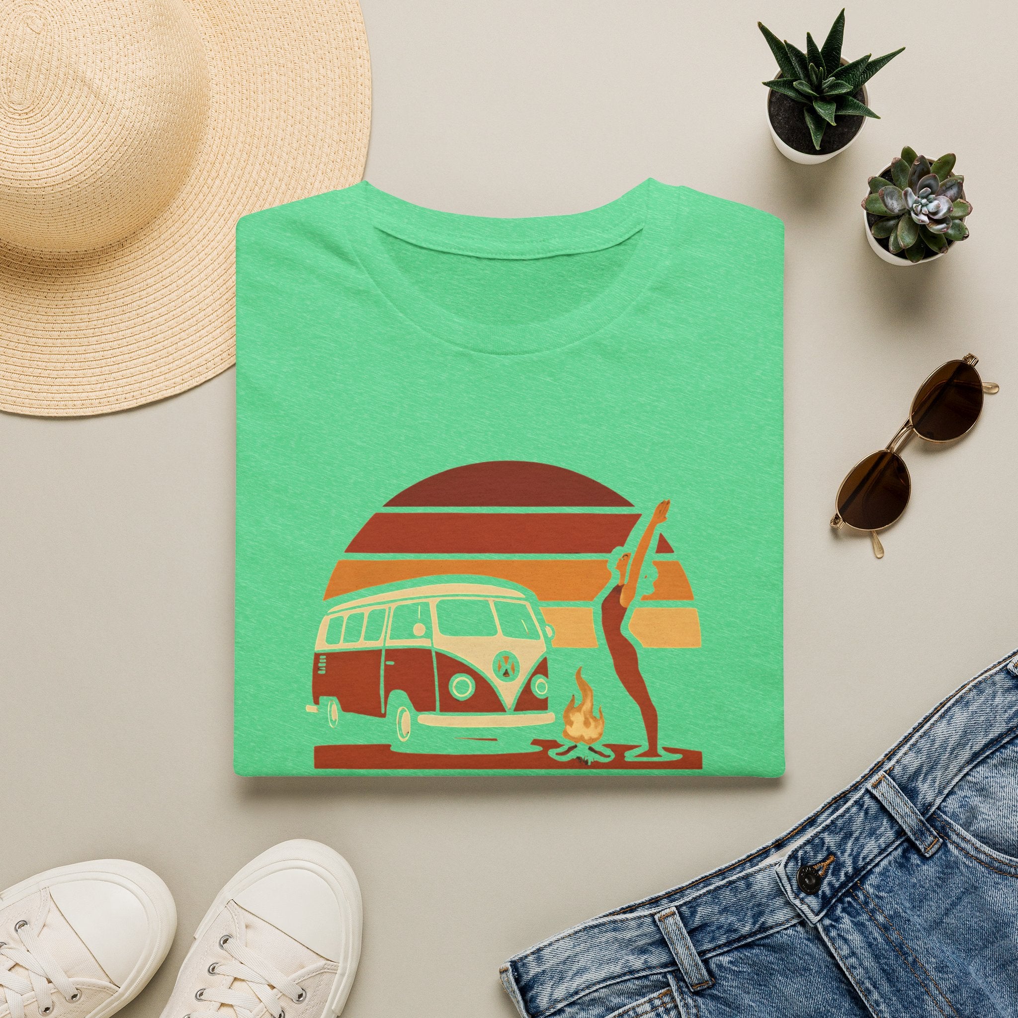 VW Camper Sunrise T-Shirt